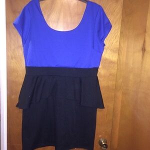 Just for wraps plus size Peplum dress size 3x